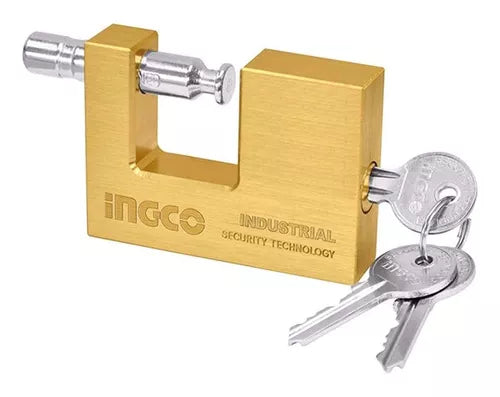 CANDADO SEGURIDAD BLOQUE TIPO C INDUSTRIAL 70MM INGCO DBBPL0702