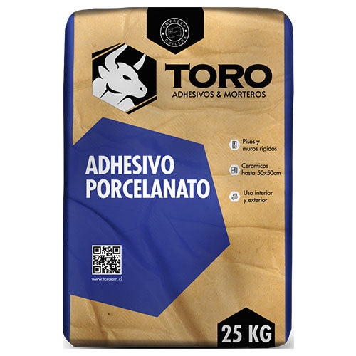 ADHESIVO PORCELANATO 25 KG TORO NORMAL