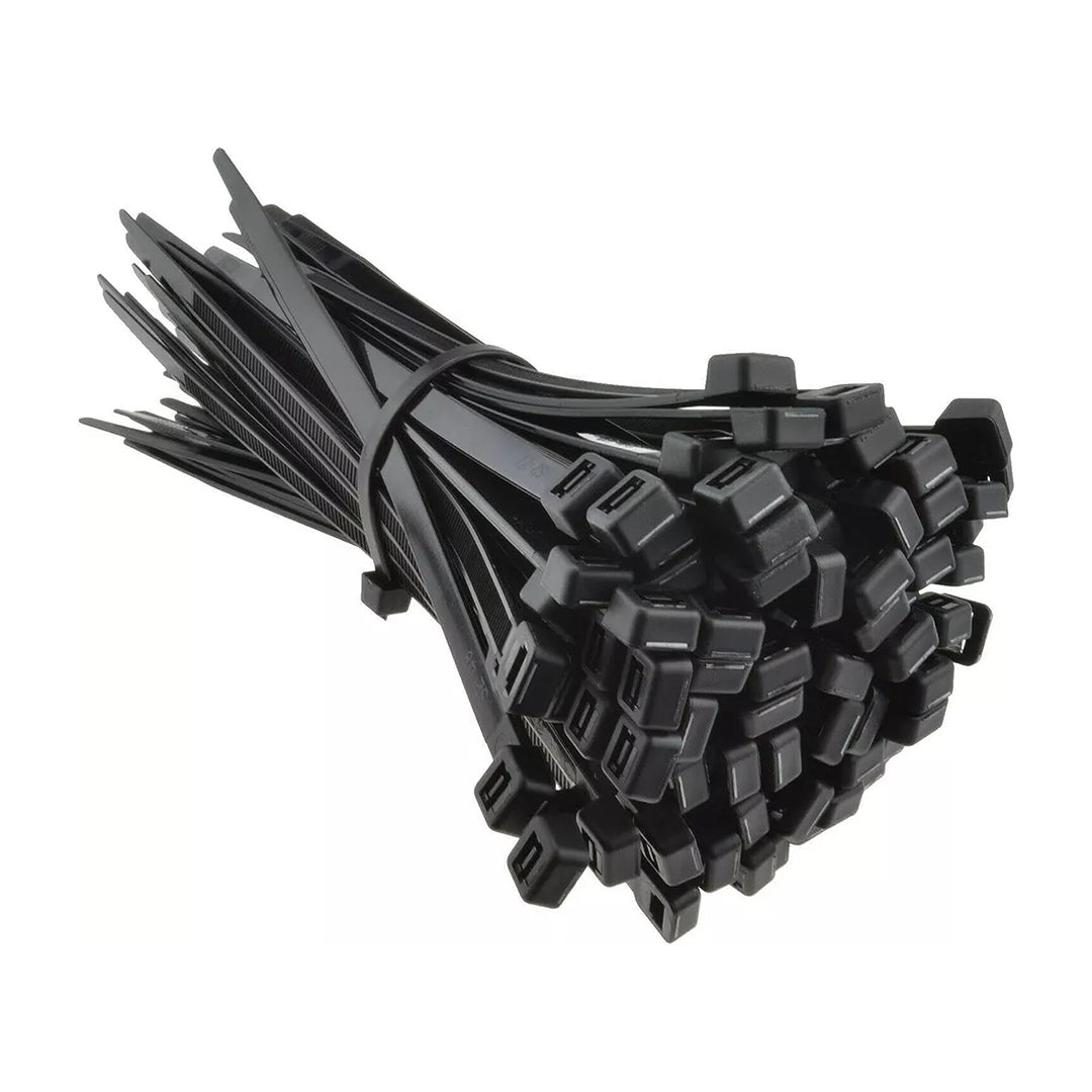 AMARRAS PLASTICAS NEGRO 2.5 x 150 MM 50 UNID