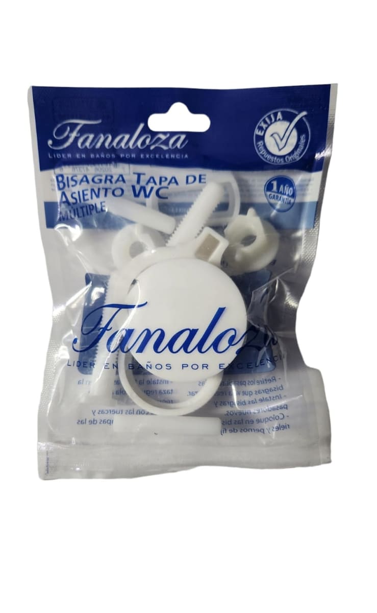 BISAGRA MULTIPLE FANALOZA BLANCA BOLSA
