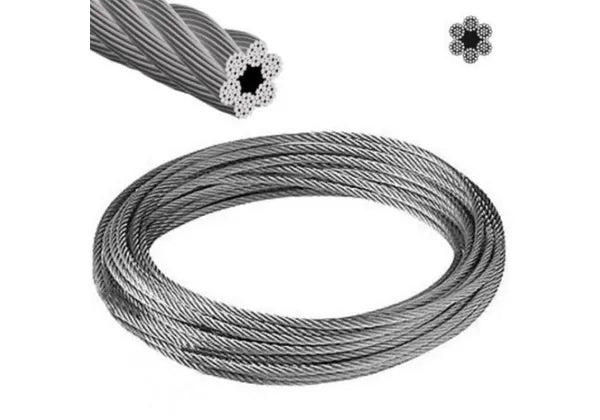 CABLE DE ACERO PIOLA 1/8