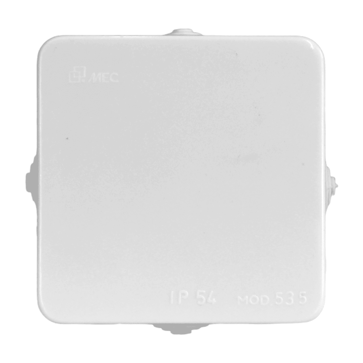 CAJA ESTANCA 70 X 70 X 35MM C/4 CONOS MEC