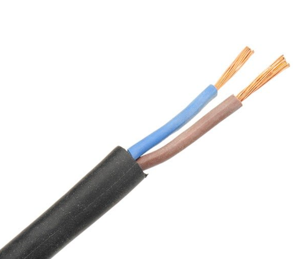 CORDON 2 X 1.5MM NEGRO METRO