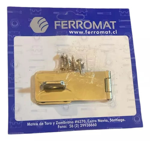 DISPLAY PORTACANDADO BRONCEADO CON TORNILLOS 4.1/2