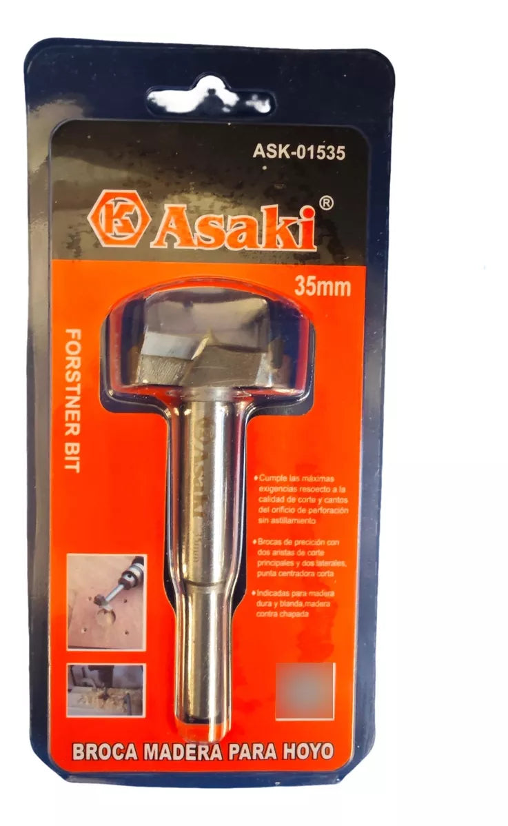 BROCA MADERA MUEBLE RETEN 35 MM ASAKI