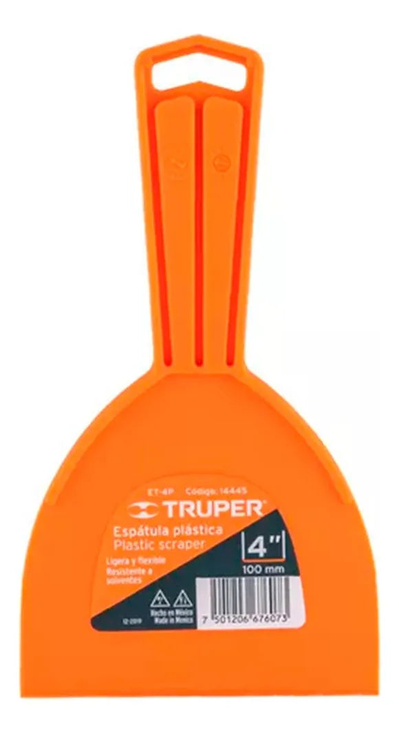 ESPATULA PLASTICA 4 (14445) NARANJA TRUPER