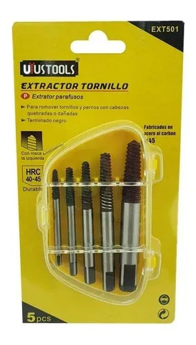 EXTRACTOR TORNILLO - PARAFUSOS 5 PIEZAS UYUSTOOLS