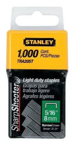 GRAPAS 5/16 TRA205T 8MM LIGHT DUTY - 1000 UNID STANLEY