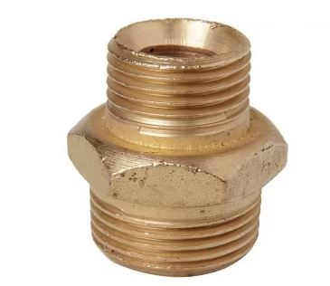 NIPLE HILO BRONCE REDUCCION HE 1/2 X 3/8