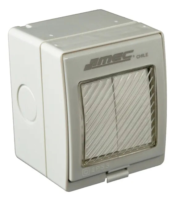 INTERRUPTOR DOBLE 10AMP IP55 HIDROBOX MEC