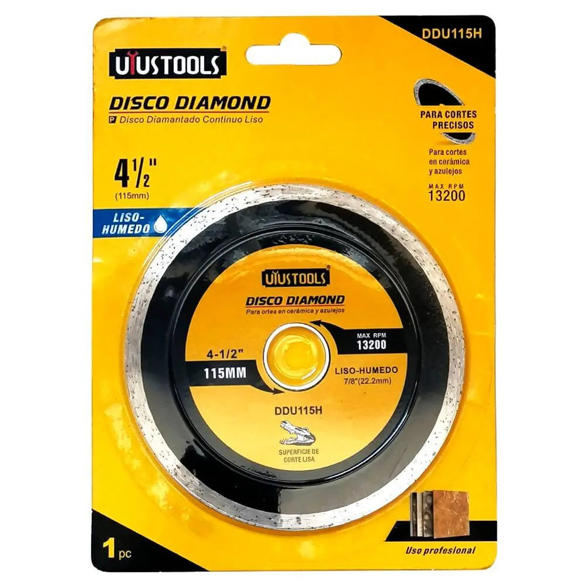 DISCO DIAMANTADO LISO 4.1/2 UYUSTOOLS