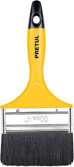 BROCHA MANGO PLASTICO 4 PULG PRETUL