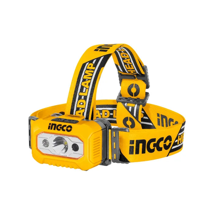 LINTERNA LED FRONTAL A PILAS AAA ILUMINACION REGULABLE INGCO