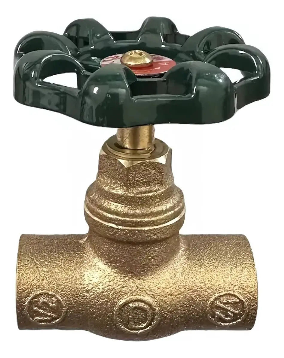 LLAVE DE PASO BRONCE 1/2 CUELLO CORTO TAUMM
