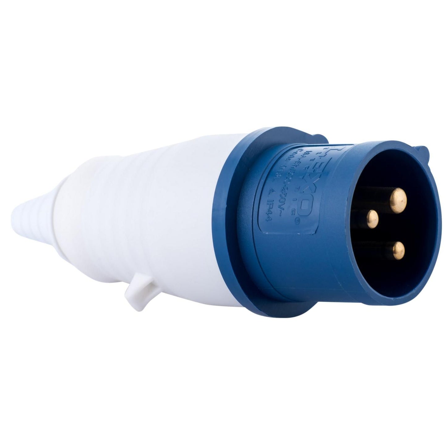 ENCHUFE MACHO INDUSTRIAL 16A 2P CON TIERRA LEXO