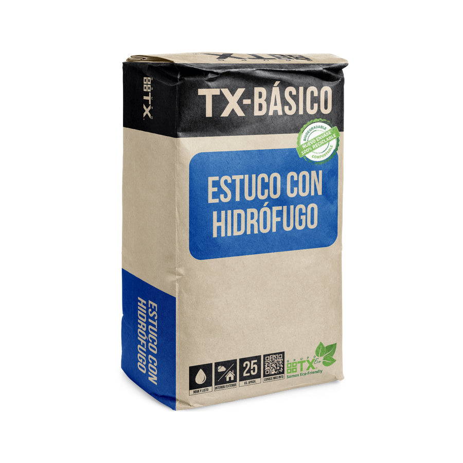 MORTERO ESTUCO TRANSEX SACO 25 KILOS