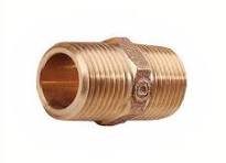 NIPLE HE - HE 1/2 BRONCE
