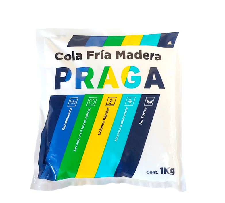 COLA FRIA MADERA 1KG PRAGA
