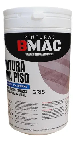 PINTURA PARA PISO ROJO BMAC 1LT