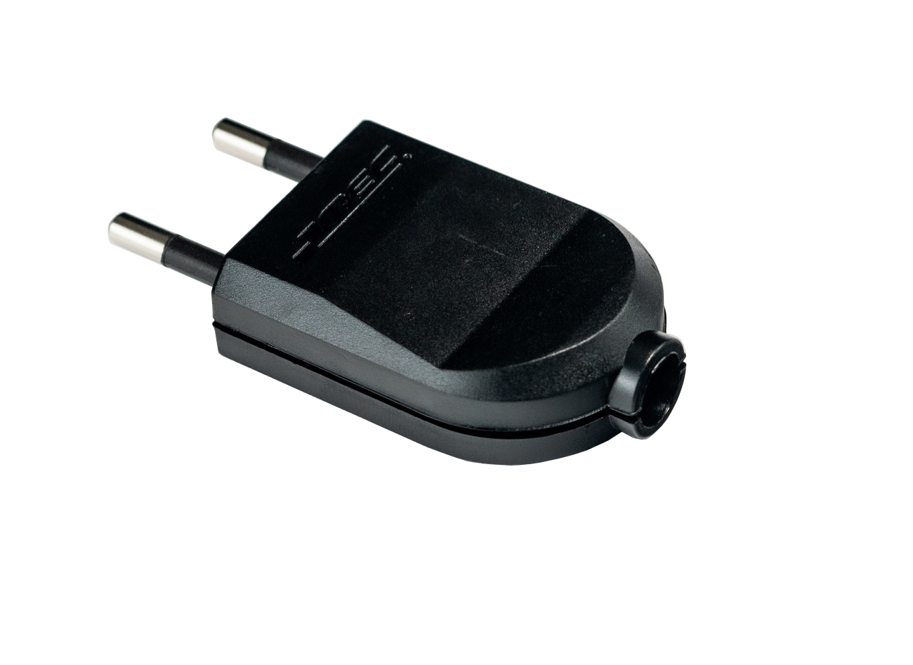 ENCHUFE MACHO VOLANTE S/T 2P 10A NEGRO MEC