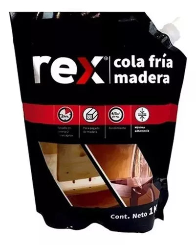 COLA FRIA MADERA 1/2KG REX