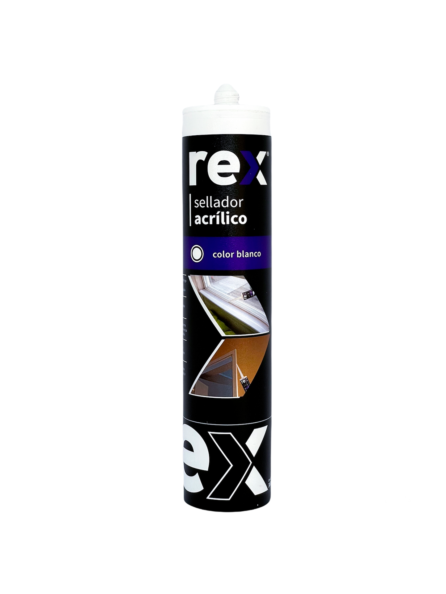 SILICONA SELLADOR ACRILICO PINTABLE 300ML REX