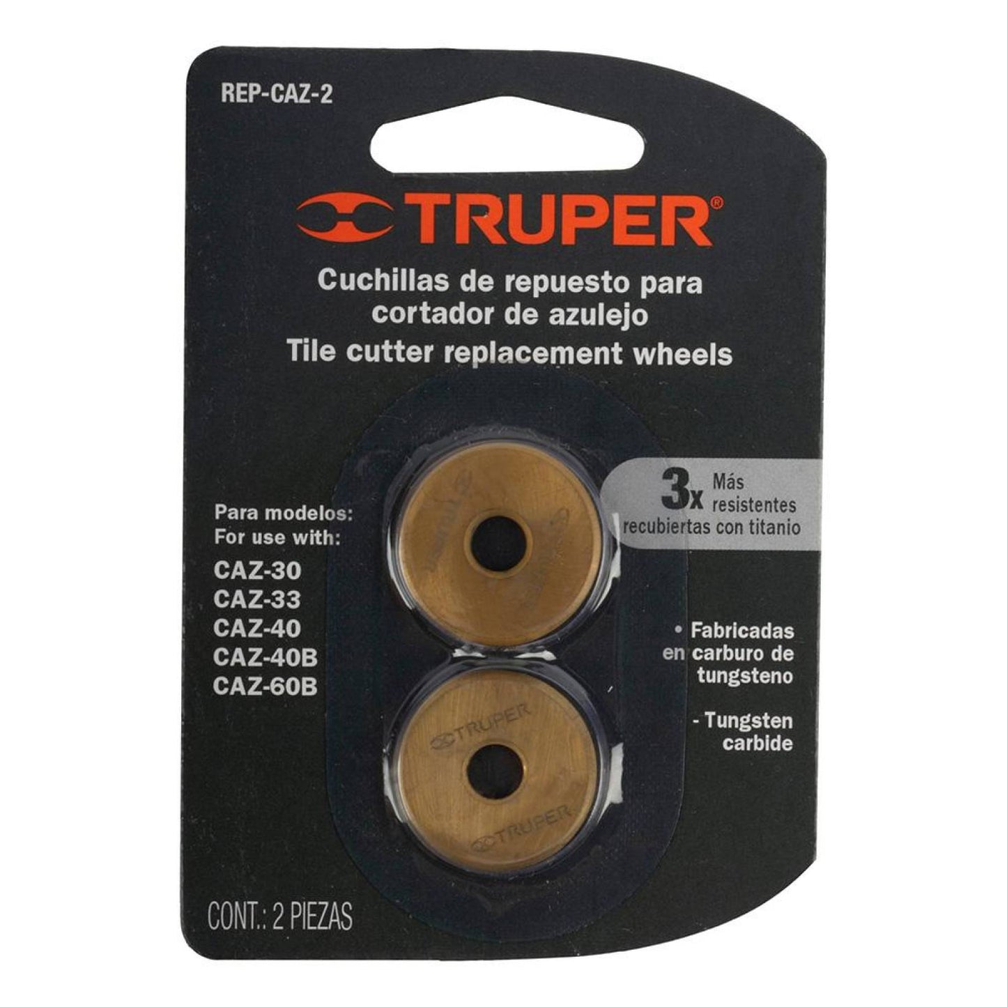 SET CUCHILLAS RESPUESTO PARA CORTADOR DE AZULEJOS TRUPER