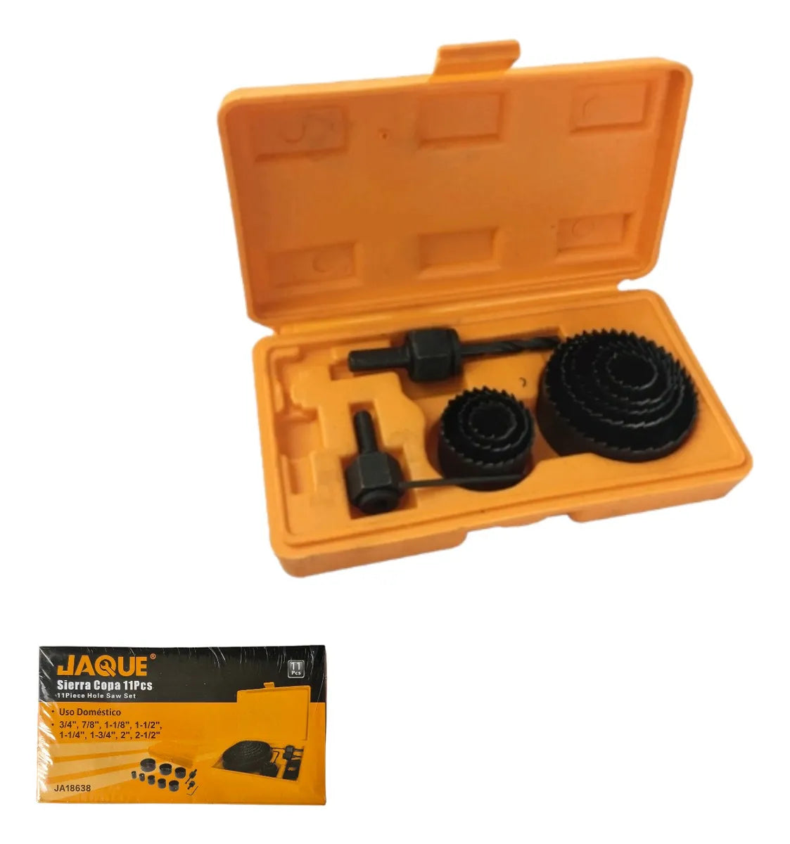 SET SIERRA COPA MADERA 11 PZAS QUALITY TOOLS