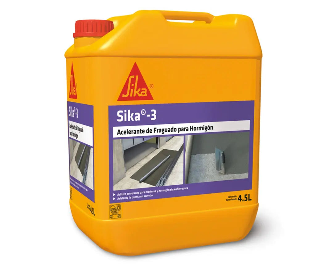ACELERANTE DE FRAGUADO 4.5 L SIKA - 3