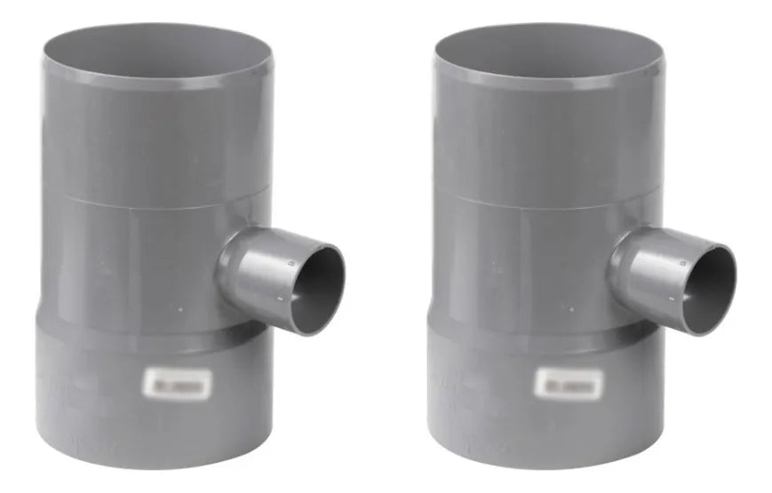 TEE PVC GRIS SANITARIO 110 MM X 50 MM