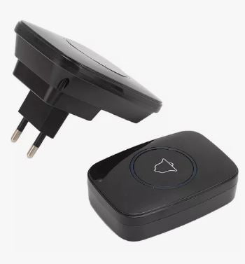 TIMBRE INALAMBRICO CON MACHO NEGRO GM