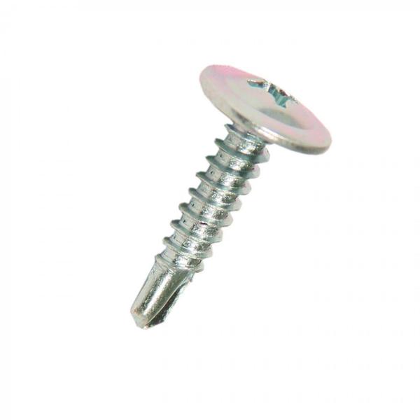 TORNILLO CABEZA DE LENTEJA PUNTA BROCA 8 X 3/4 CAJA 100 UNIDADES