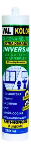 SILICONA NEUTRA TRANSPARENTE UNIVERSAL TAPAGOTERA - FUNGICIDA 280ML