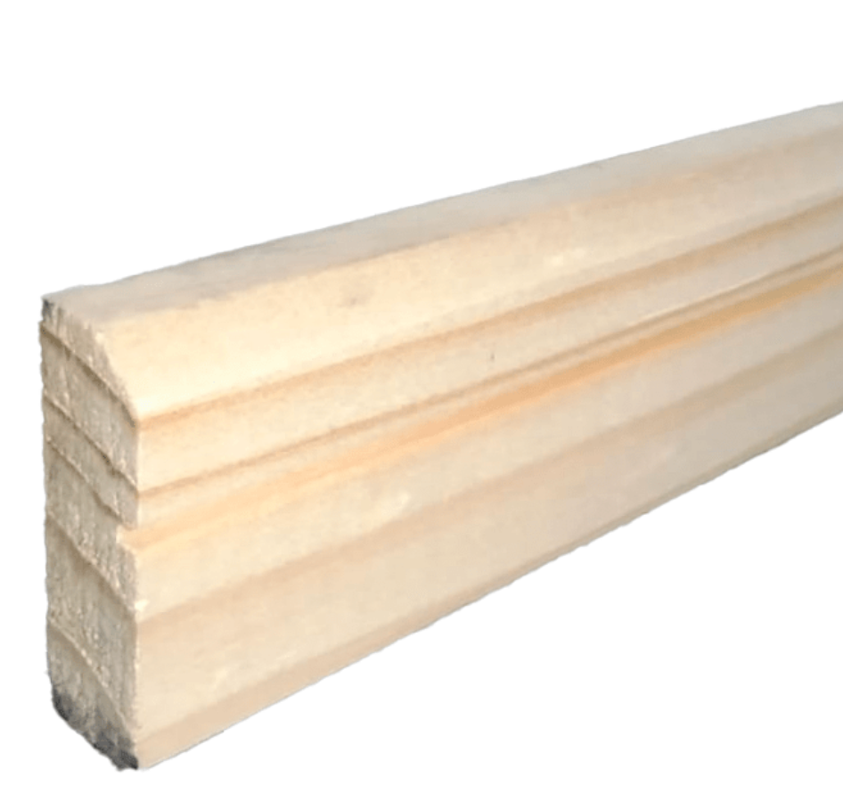 GUARDAPOLVO CHAFLAN CANTERIA C/RANURA 3/4 X 2 X 3MTS