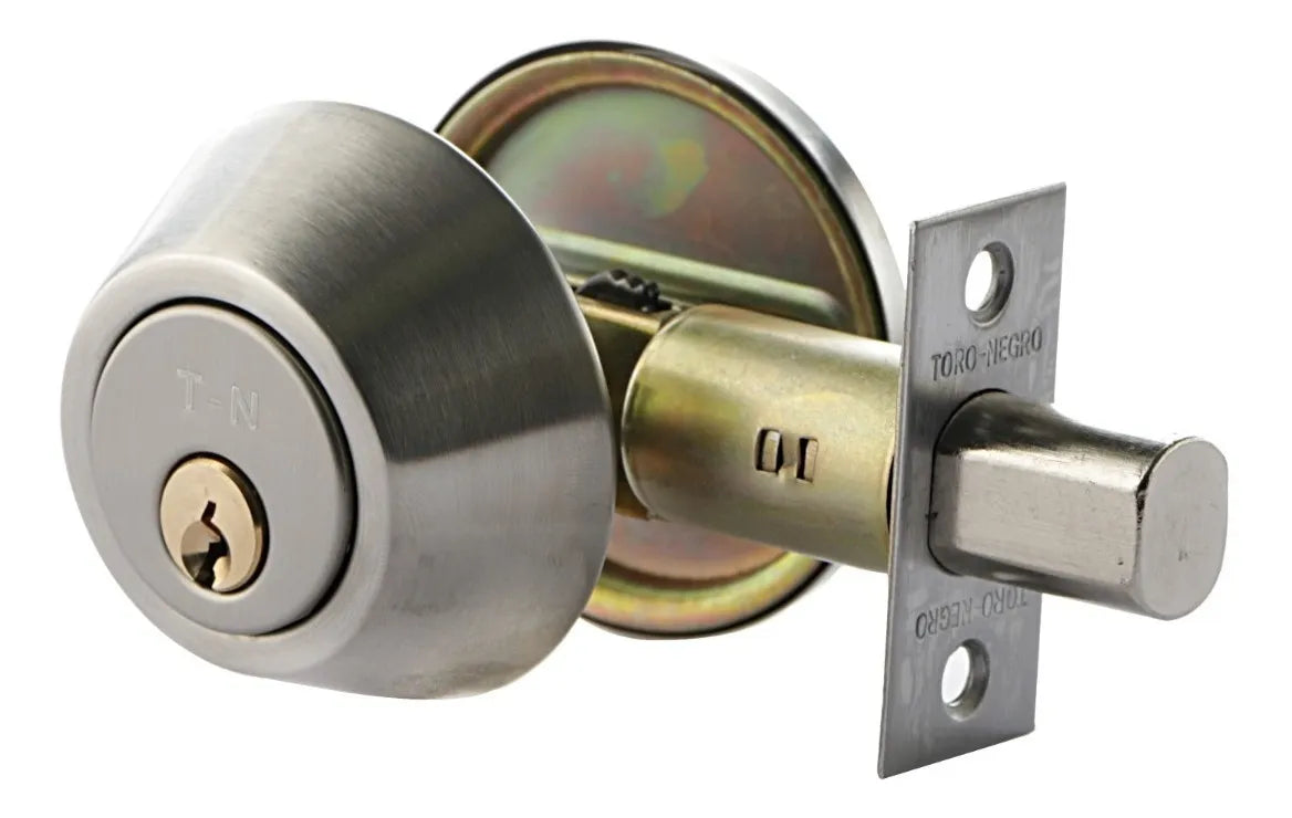 CHAPA SEGURIDAD PLATEADA LLAVE MARIPOSA GM