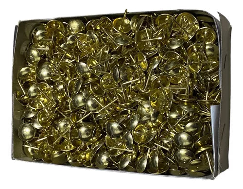 CHINCHES TAPICERO LISO AMARILLO CAJA 1000 UNIDADES