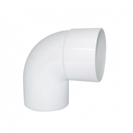CODO CANAL LLUVIA H-H 80 X 87,5 BLANCO HOFFENS