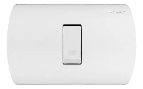 INTERRUPTOR SIMPLE 9/12 BLANCO EMBUTIDO 10A ARIS MEC