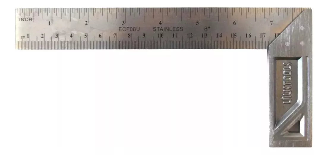 ESCUADRA CARPINTERO 8 PULGADAS GM