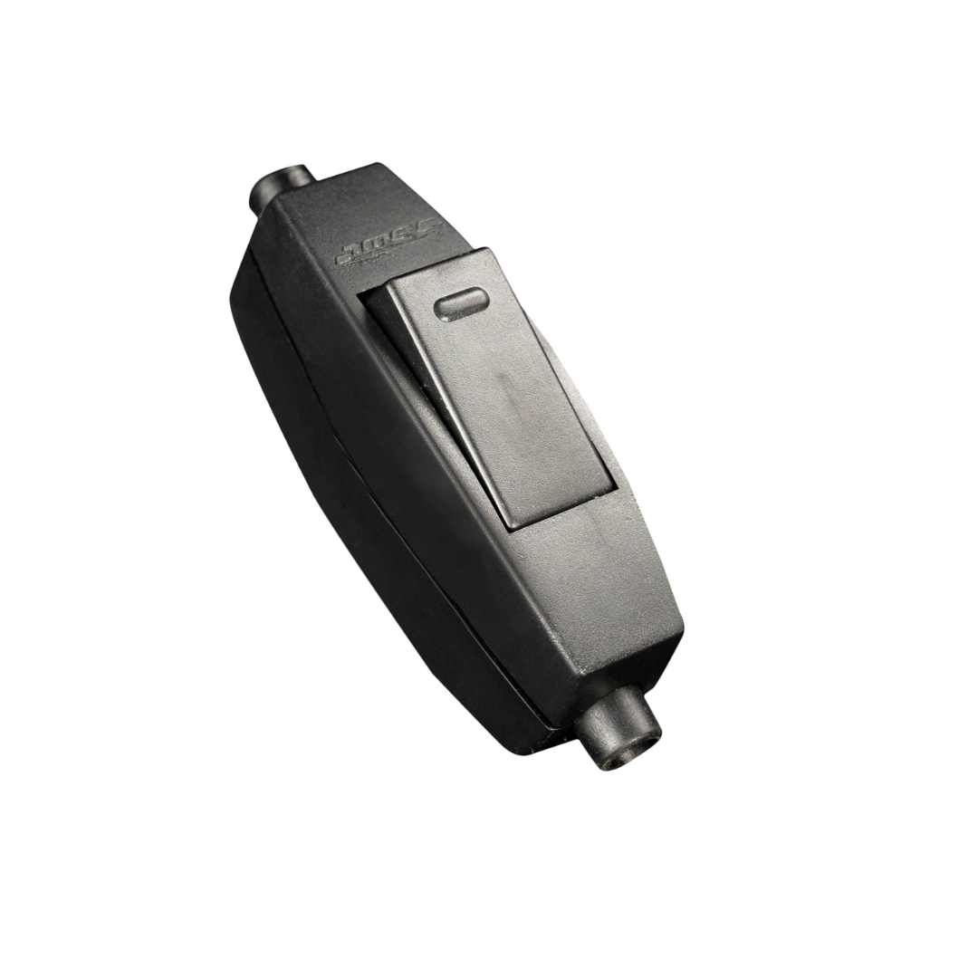 INTERRUPTOR VOLANTE 9/12 PERA NEGRO MEC