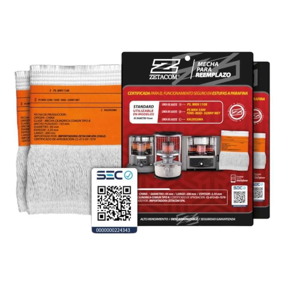 MECHA PARA ESTUFA 95 MM STANDARD