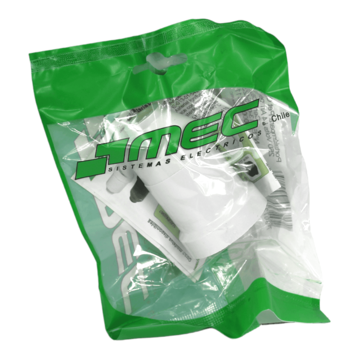 PORTA LAMPARA E-27 PET BLANCO MEC