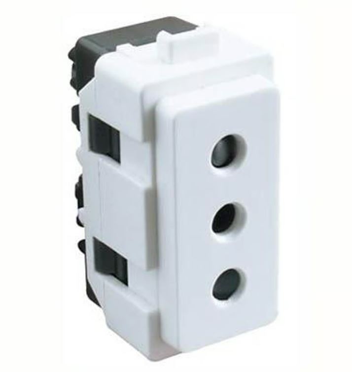 MODULO ENCHUFE 16AMP BLANCO MEC