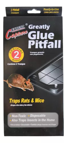 TRAMPA GRANDE CON PEGAMENTO 2 UND GLUE PITFALL VP