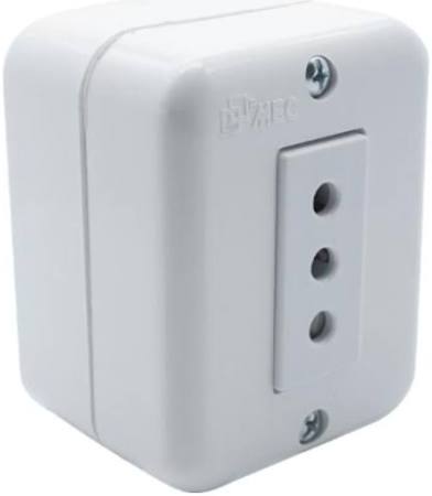 ENCHUFE SIMPLE SOBREPUESTO 10A BLANCO 0200TA0541