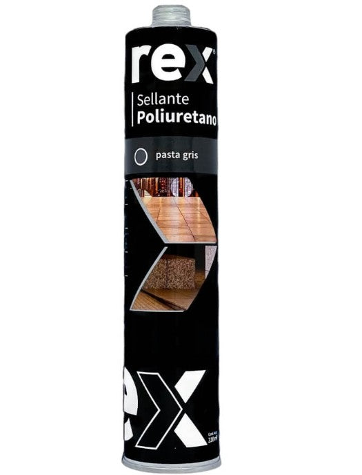TAPAGOTERA DE POLIURETANO MULTIPROPOSITO 310 ML GRIS - REX
