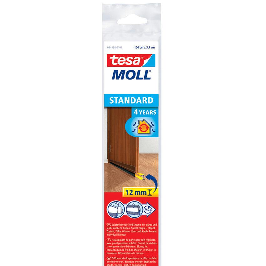 LISTON ADHESIVO RIGIDO CAFE TESA 100CMX3.7CM