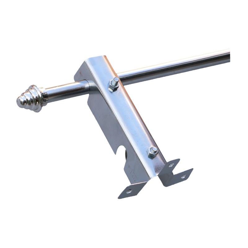 SOPORTE DOBLE PARA CORTINA 12MM SET 2 UNIDADES