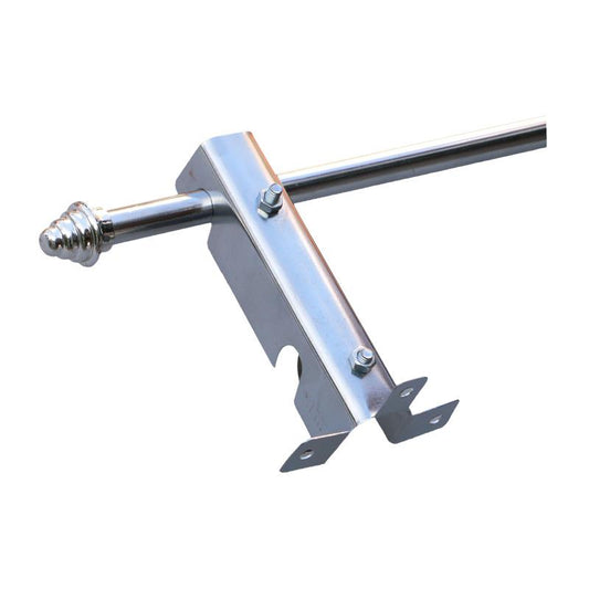 SOPORTE DOBLE PARA CORTINA 12MM SET 2 UNIDADES