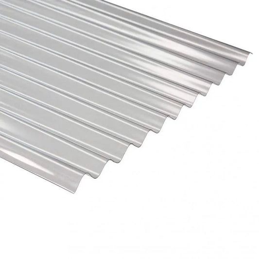 PLANCHA POLICARBONATO ACANALADO TRANSPARENTE 0.5MM X 3MTS